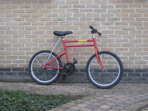 gekke fiets, type plooifiets